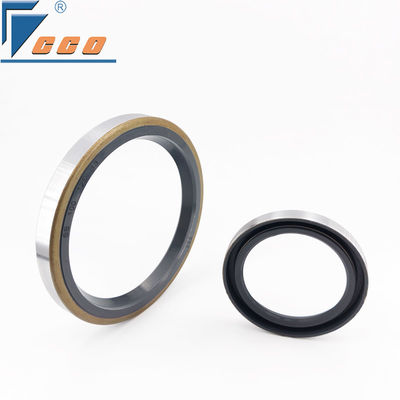 Μαύρο Ανθεκτικό SB Τύπου Λαστιχένιο Στεγανοποιητικό Σκελετού NBR Μονό Χείλος - 40 ℃ ~ 120 ℃